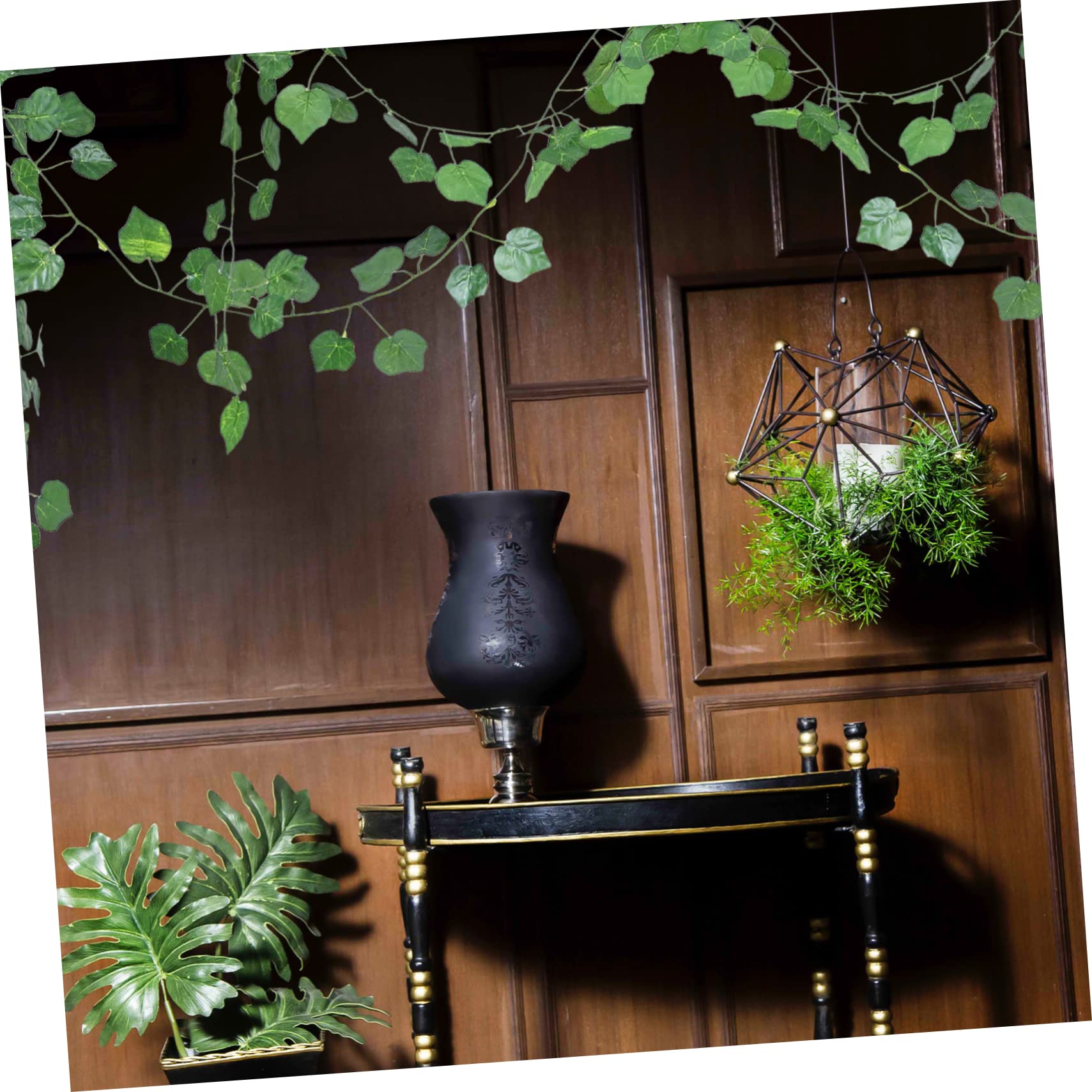 Cabilock 2 Set Rattan Artificiale Foglie Artificiali Fake Plants Ghirlanda Di Vite Rampicante Pianta Artificiale Foglie Di Vite Di Edera Vite Di Edera Artificiale Plastica 12 Pezzi * 2
