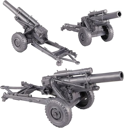 Miniatura 3 de BMC Classic Marx US Military HOWITZERS - 3 piezas de plástico para hombre, artillería de campo