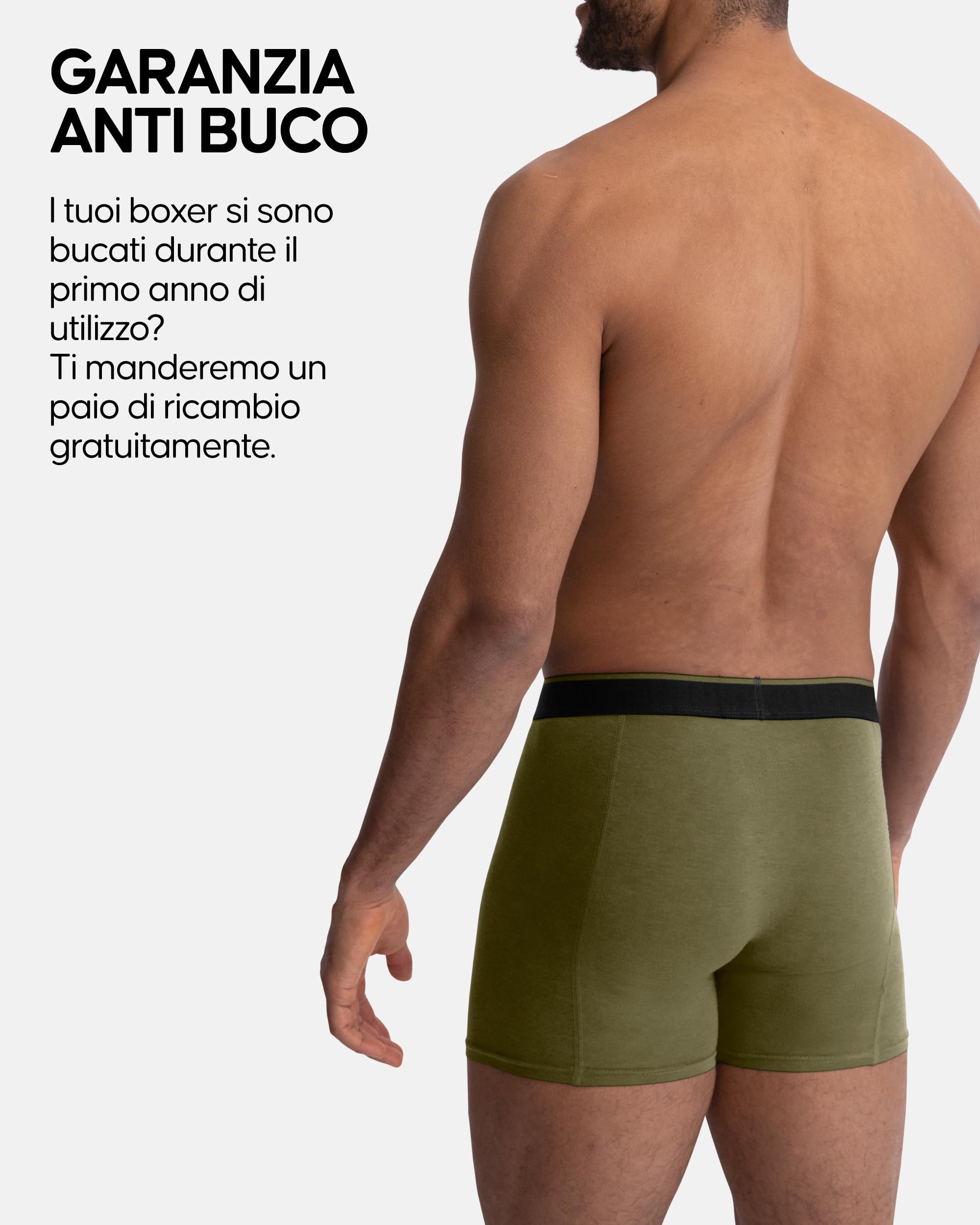 DANISH ENDURANCE Boxer Uomo in bambù Ultra Morbido, Mutande Boxer Bamboo Comodi, Traspiranti, con o Senza Apertura Frontale, 6 o 10 Paia