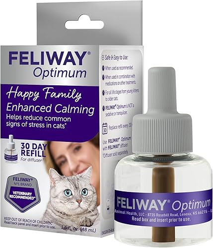 Miniatura 1 de FELIWAY Optimum Cat - Difusor de feromonas calmante mejorado recambio de 30 días