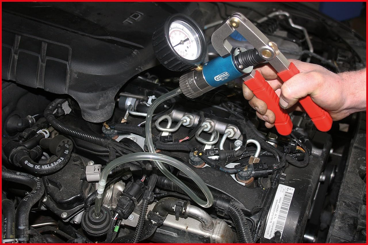 KS Tools 150.1900 Pompa a pressione e pompa del vuoto, serie da 7 pz