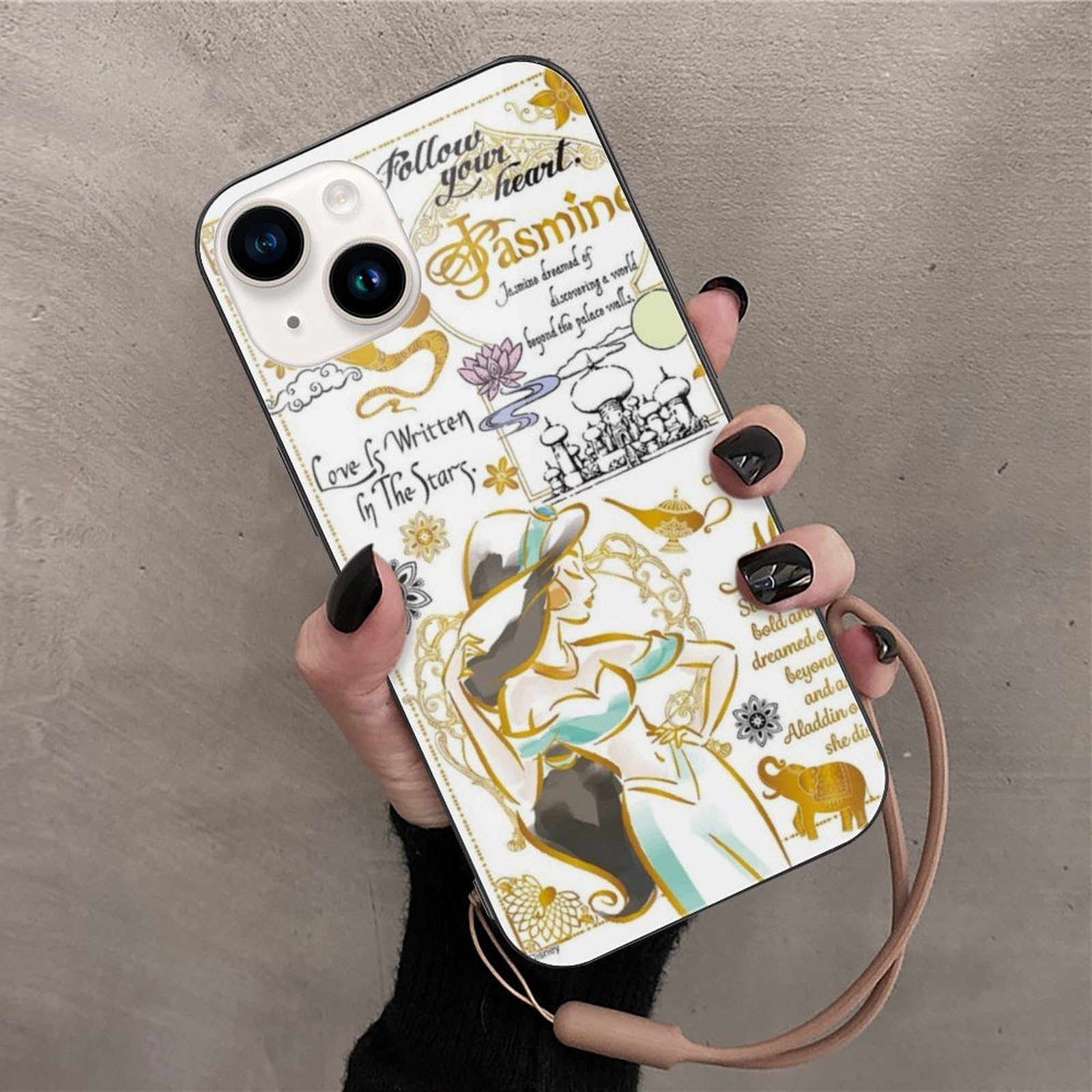 Amazon.co.jp: アラジン ジャスミン スマホケース iPhone 13 Mini 