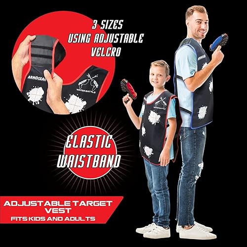 Miniatura 3 de ArmoGear Pistolas de agua y chalecos activados por agua  Juguete de agua de verano al aire libre o patio trasero para adolescentes y niños  Gran