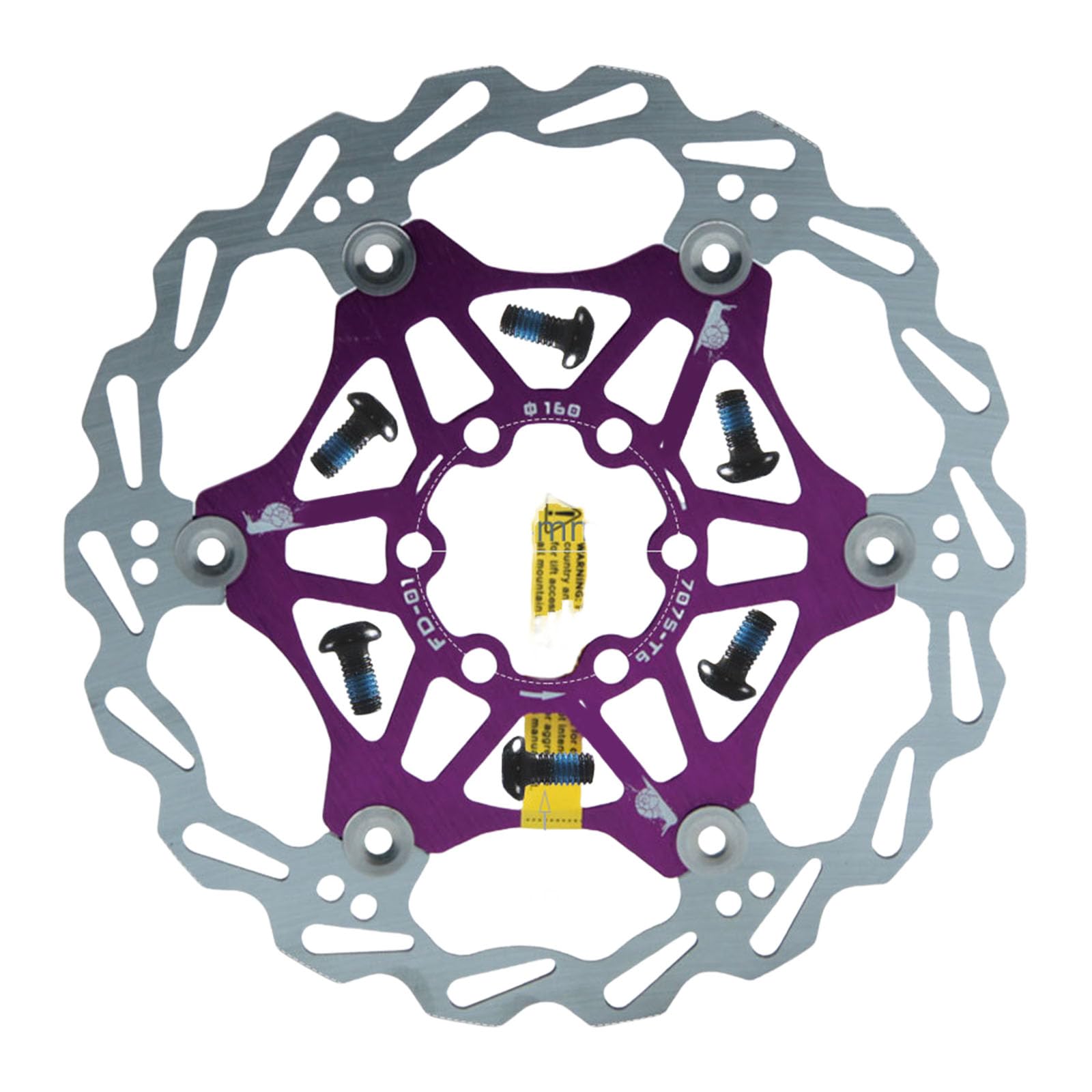 CAZSTYK Weight Heat Dissipation Bike Brake Disc Road Hydraulic Brakes Rotor for Enhancing Braking Efficiency Durability Floating Disc Brake Rotor