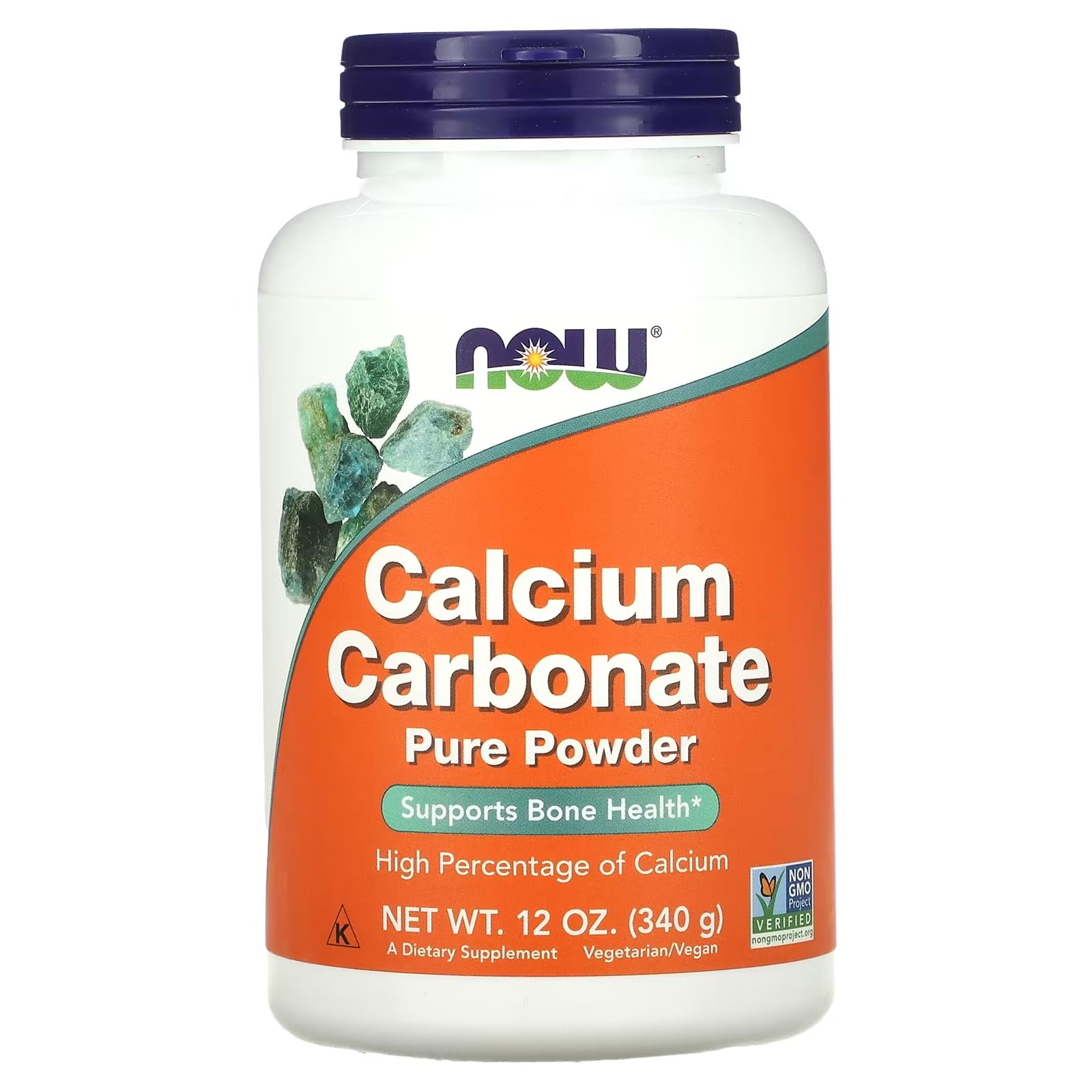 Now Foods, Calcium Carbonate Powder, 12 oz (340 g)
