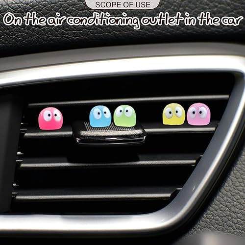 Miniatura 3 de Lindos sprites luminosos de hollín, 35 piezas de accesorios de decoración interior automotriz para espejo retrovisor de automóvil y tablero de