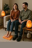 Vista 3 de Lámpara de sal del Himalaya de 80 a 100 libras. ¡100% sal del Himalaya con cordón!