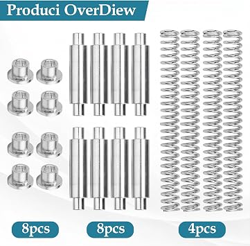 K 5131 Storm Door Hinge Pin Kit - Compatible with Andersen, Croft, EMCO & More - Aluminum Replacement Pins for Storm/Screen Door Repair 4 Pack