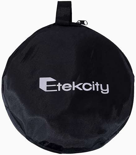 Miniatura 9 de Etekcity Reflector de luz 5 en 1 de 24 pulgadas para fotografía reflector de fotos multidisco plegable con bolsa translúcido plateado dorado blanco