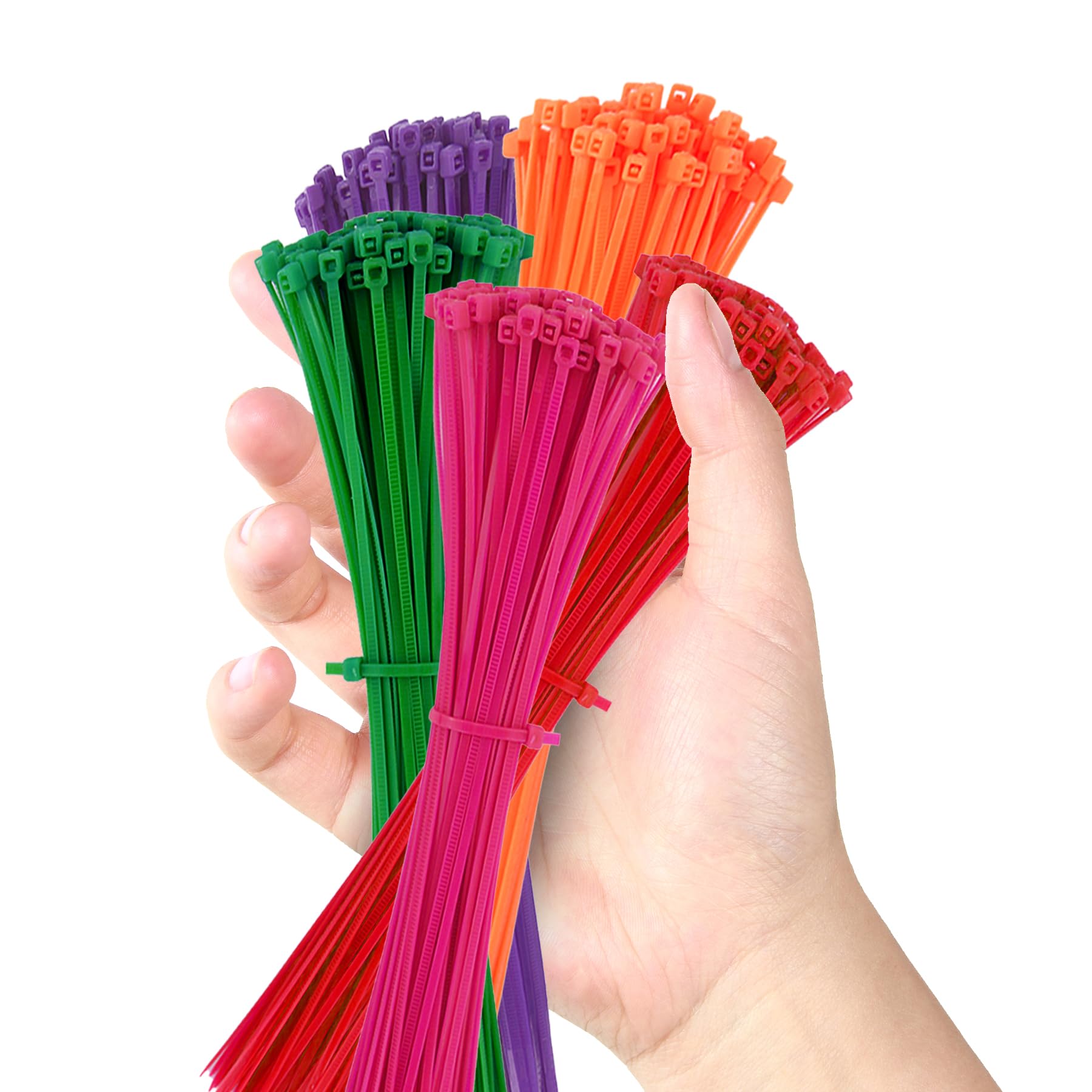 Amazon.co.jp: TORMEN 8インチケーブルミックスカラータイ、18ポンド