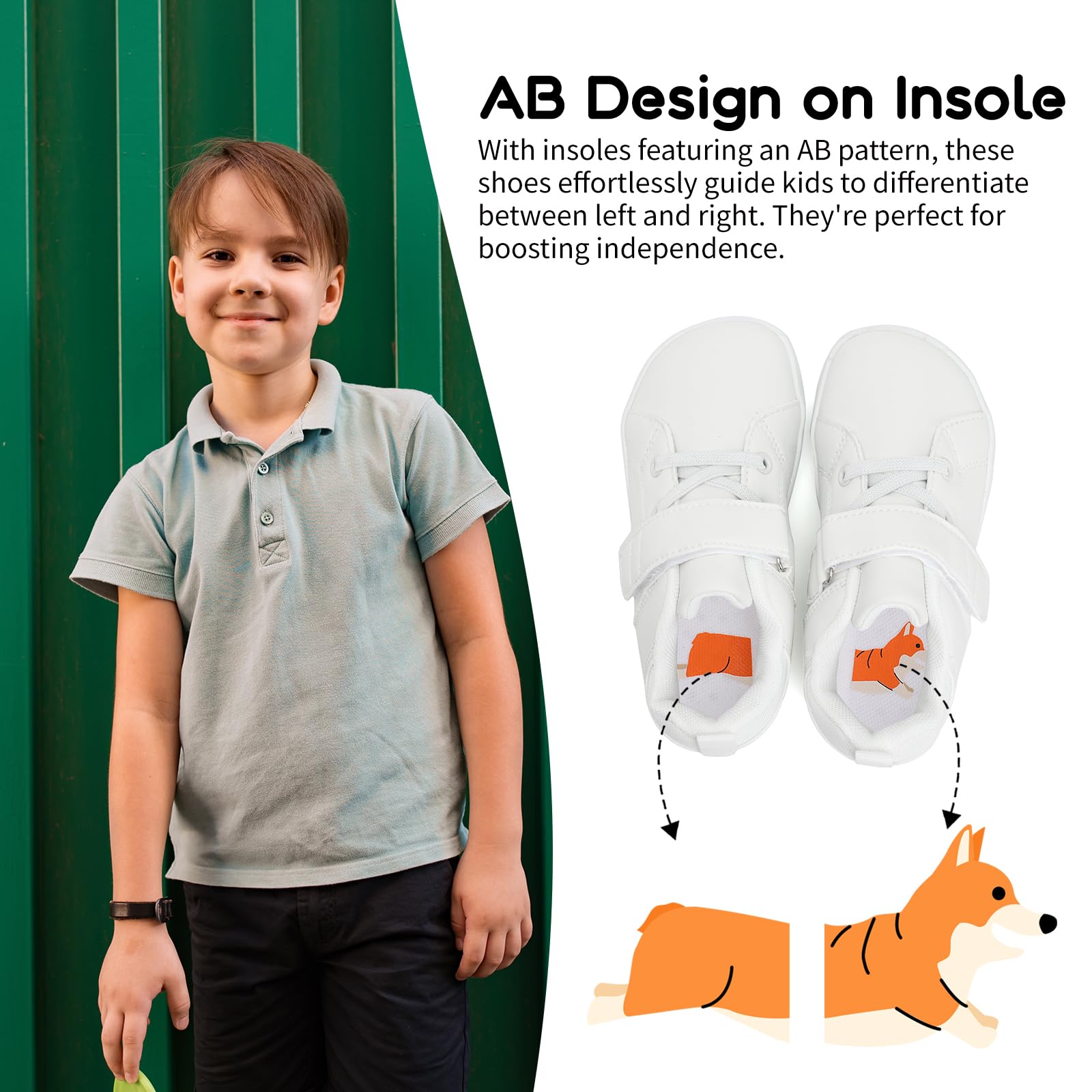 Calzado Descalzos Niños Niñas Amplia para Barefoot Exterior Interio Ligeros y Deporte Transpirables Zapatillas de Trail Minimalistas(Blanco, 26EU)