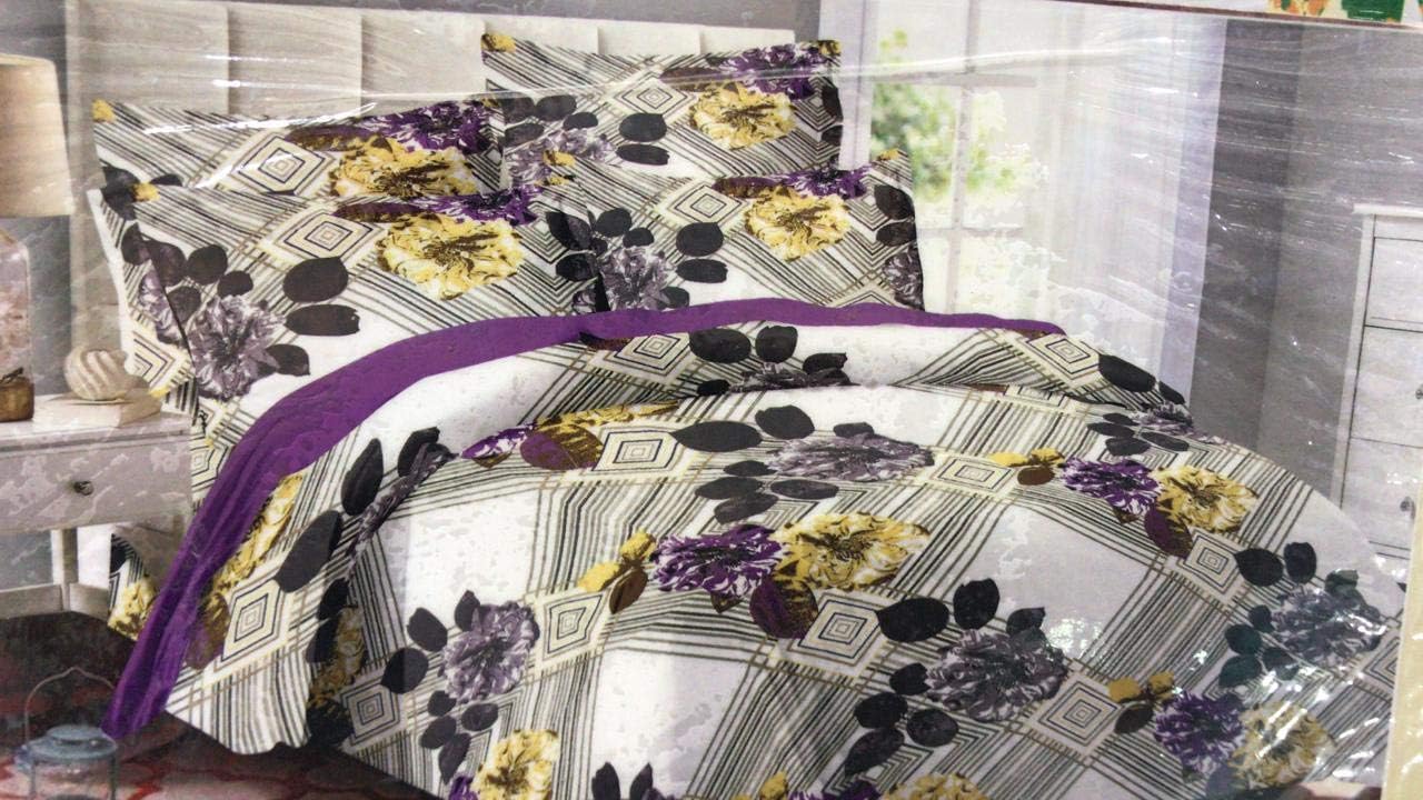 Elite 100% Pure Cotton Double Bed Queen Size Bedsheet