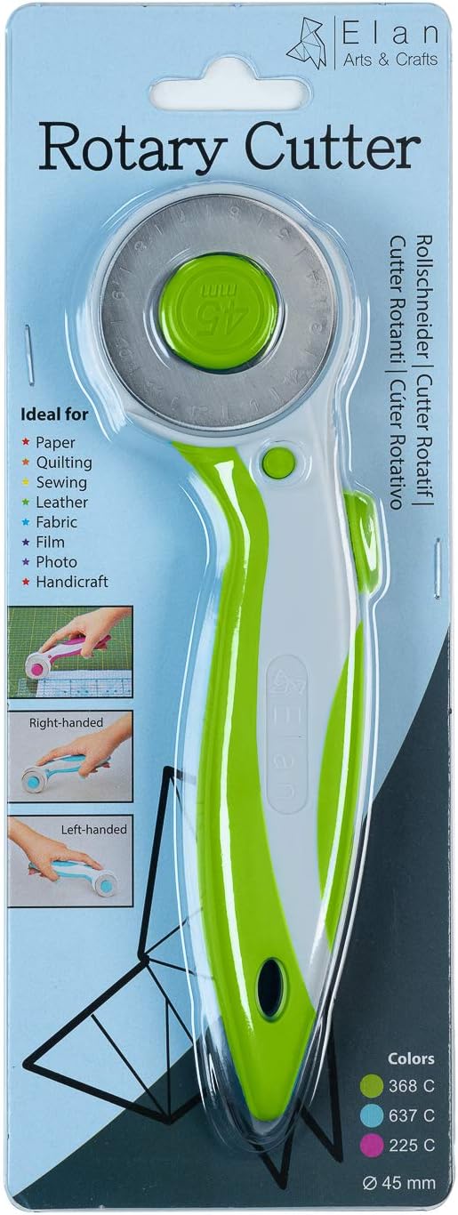 Taglierina A Rotelle Professionale Per Stoffa - Lama 28mm Acciaio Giapponese - Per Cucito E Fai-Da-Te - Foto 9