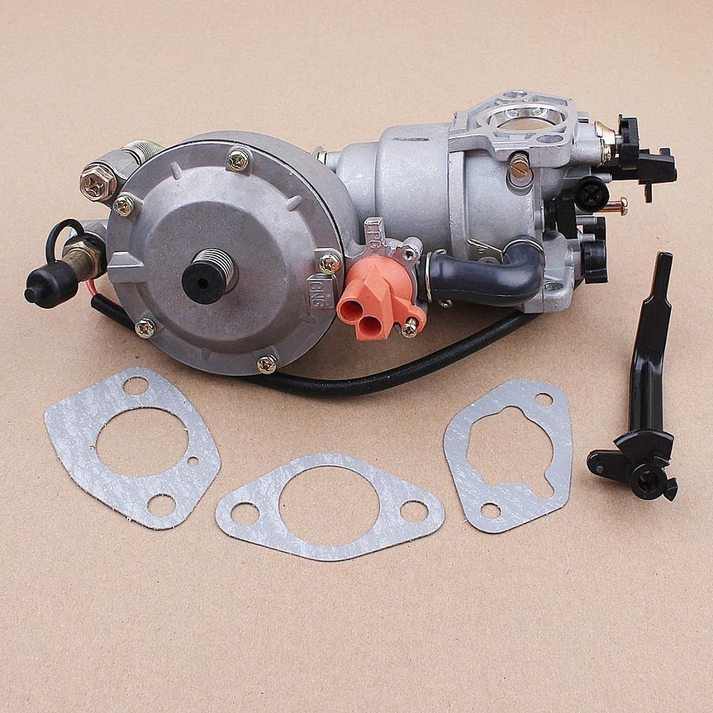 Części do kosiarek Generator gaźnika z podwójnym paliwem konwersja LPG dla Honda GX360 GX390 GX420 188F 190F Auto Choke Generator części silnika Wytrzymały
