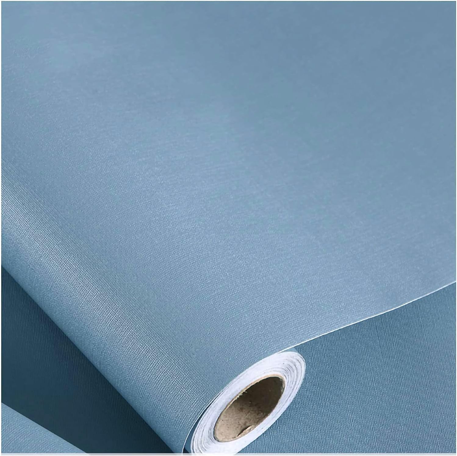 PIXELPACE Self Adhesive Sky Blue Wallpaper (45 x 1000 Cm) Waterproof Vinyl PVC Wall Stickers Decals Living Room Bedroom Decoration (L Blue Solid)