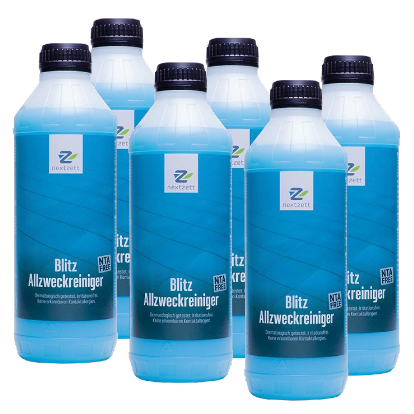 6x Nextzett (ehem. Einszett) Blitz Allzweckreiniger/Blitzreiniger 1000ml