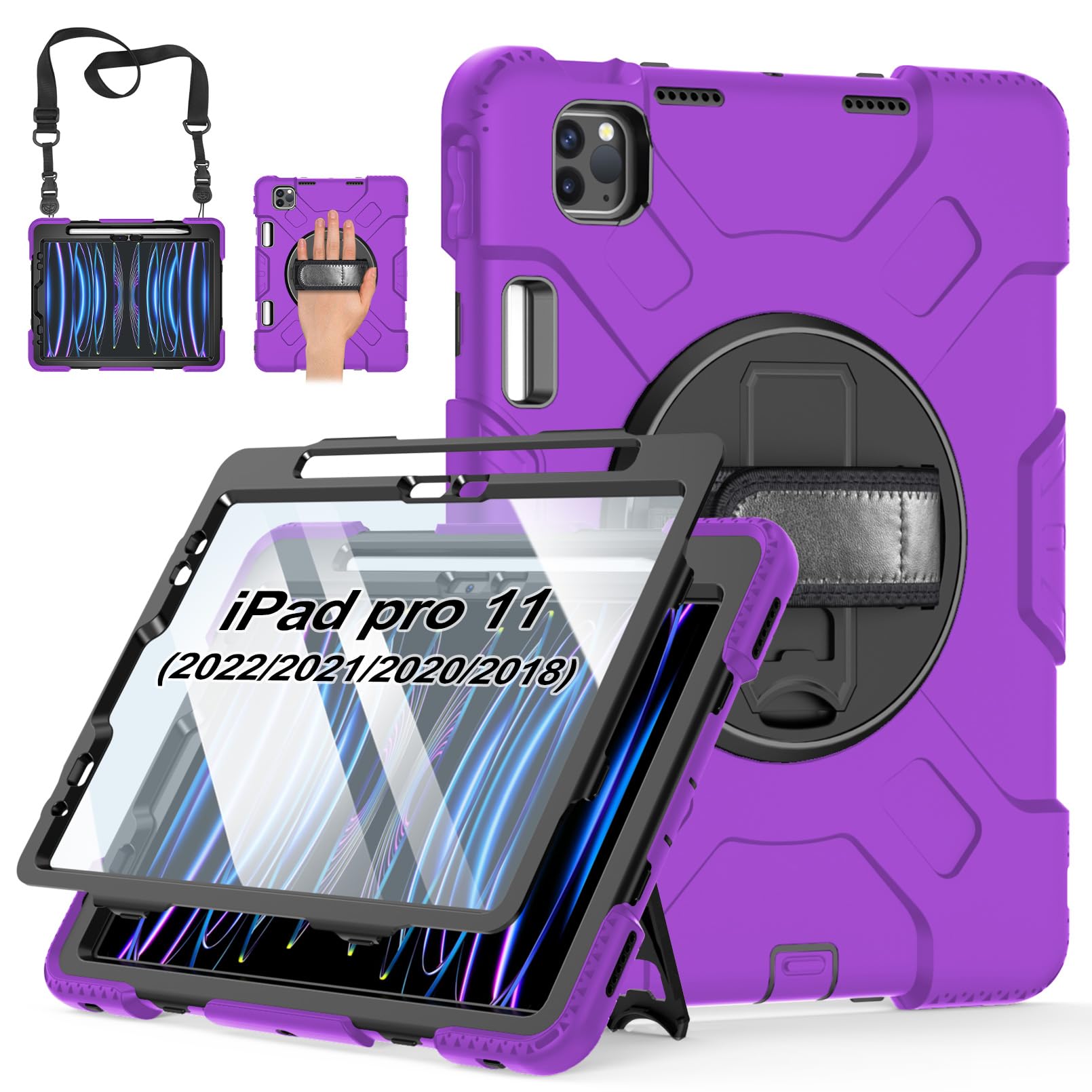 Miesherk STOCK Case for iPad Pro 11 4th/ 3rd/ 2nd (2022/2021/ 2020/2018) — Amazon image 21