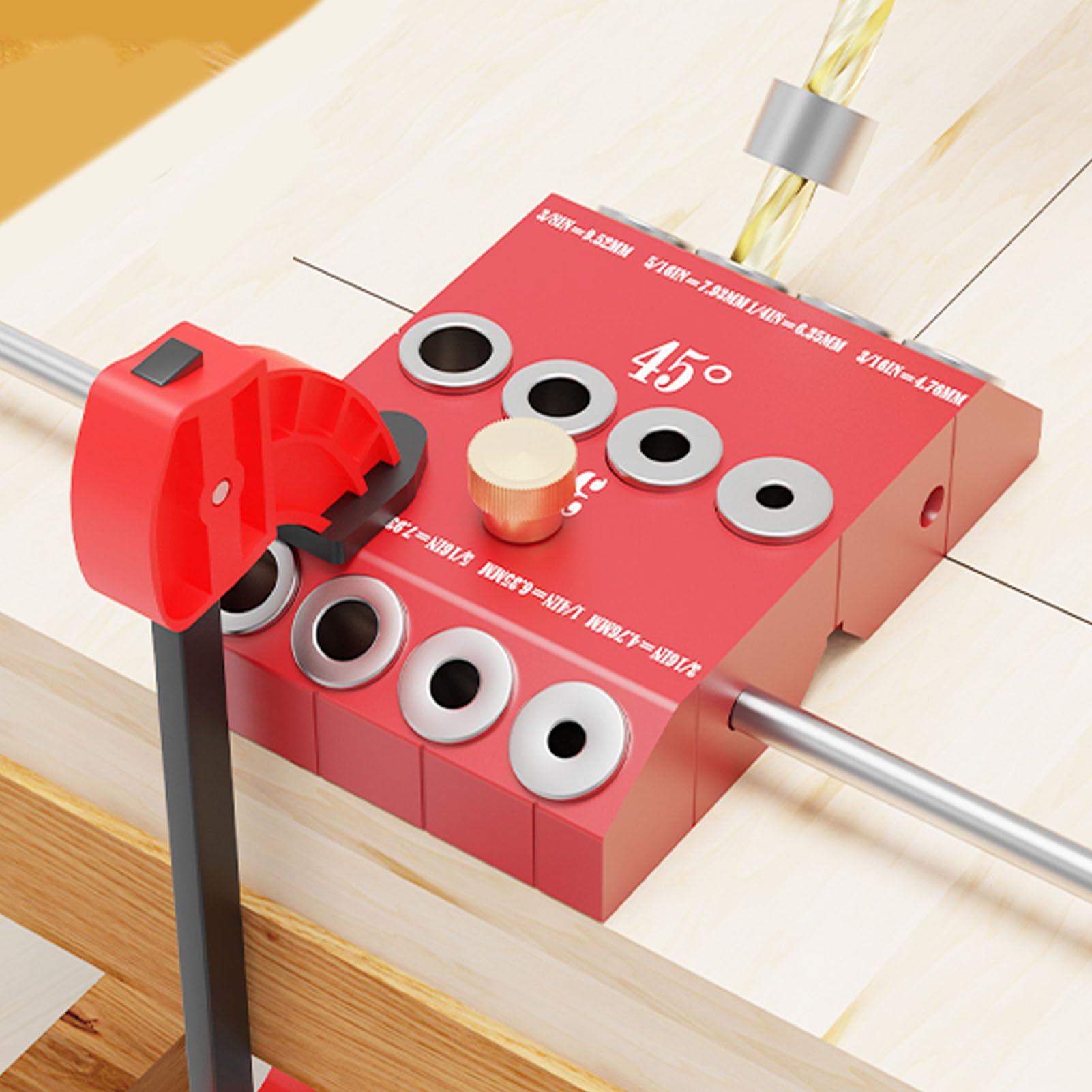 Drill Jig For Angled Holes Angle Finder 30 45 90 Degree Angle 4 Sizes ...