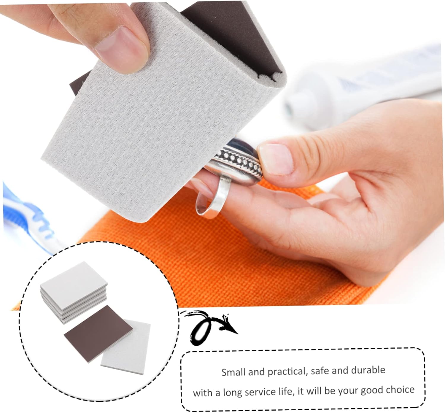 10pcs Polishing Blocks Sanding Sponges for Woodworking Extra Fine Grit and Flexible Grinding Tool for Model Building and Handicrafts and Wear Resistant