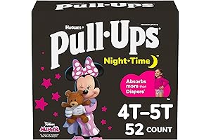 Honest Pull-Ups Night-Time Potty Training Underwear, Size 4T/5T