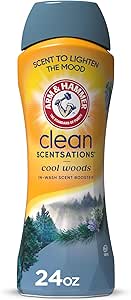 ARM &amp; HAMMER Clean Scentsations In-Wash Scent Booster, Cool Woods scent, 24 Oz