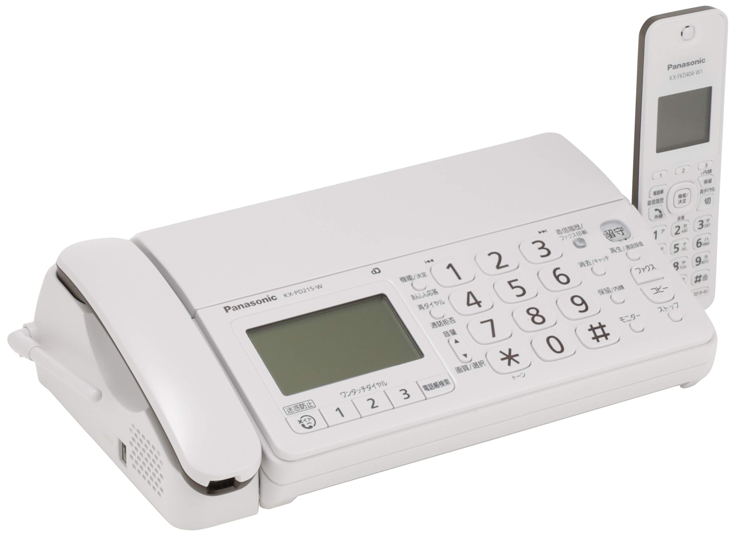 パナソニックFAXファックス KX-PZ210-W PD215 おたっくす⓸ 【公式通販】
