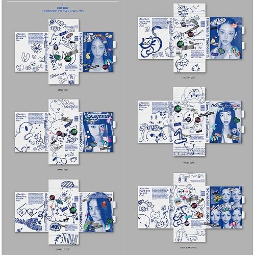 Miniatura 2 de dreamus NewJeans - 1er álbum EP 'New Jeans' Bluebook ver (juego)