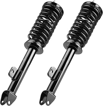 Front Spring Strut Shock Absorber for Dodge Caliber 2007 2008 2009 2010 2011 2012, for Jeep Compass and patriot 2007-2010, Complete Coil Springs Struts Shocks Replace for 172367, 172368