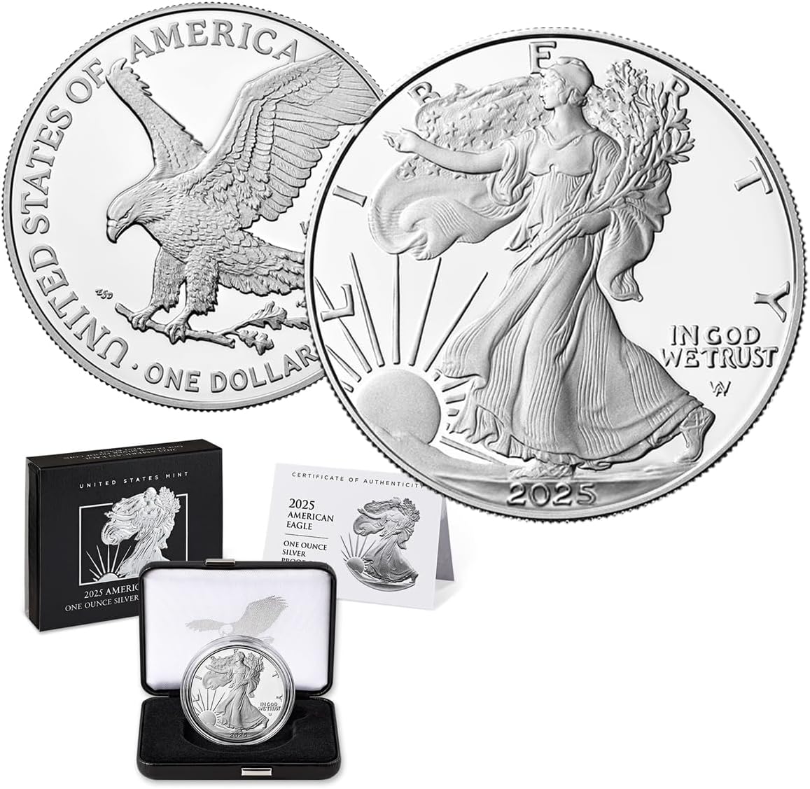 2025 W American Silver Proof Eagle $1 US Mint Proof