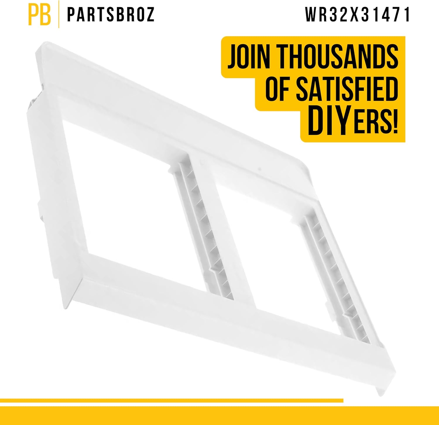 PartsBroz WR32X31471 Vetable Pan Cover - Compatible with General Electric Hotpoint Refrigerator - Replaces AP6978618 WR32X31147 PS12744049 Ultra Durable Replacement Repair Parts Heavy-Duty