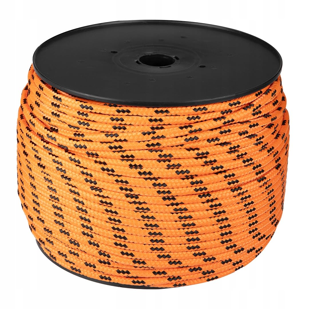 NEO TOOLS Polypropylen Seil 200 m, PolypropylenSeil 10 mm, Tauwerk PP | Flechtleine Textilseil Leine Schnur Festmacher Rope Kordel Kunststoffseil, Outdoor Tauwerk Schnur Festmacher Rope