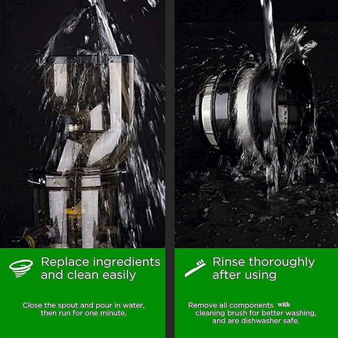 Extractor de Jugos Prensado Frío Boca Ancha 3 Pulgadas Motor Silencioso miniatura 5