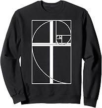 Golden Ratio Cross Christian Fibonacci Sequence Math Teacher Sweatshirt