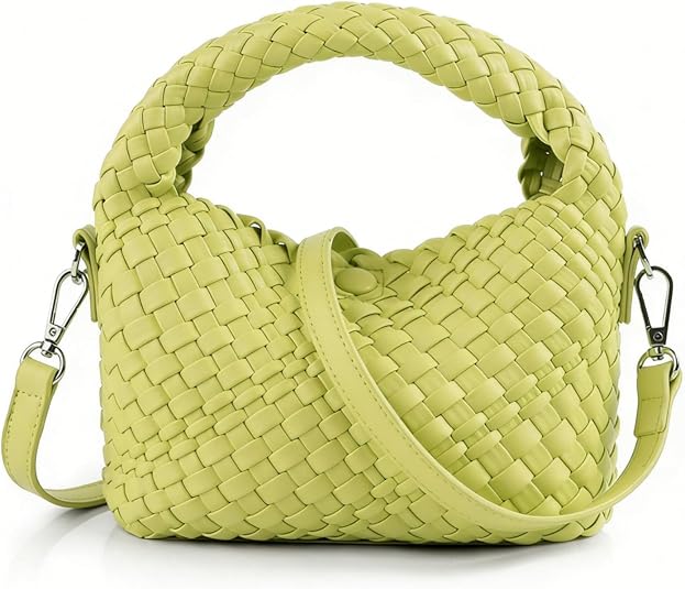 Small Woven Crossbody Bag by [Brand] with Adjustable Strap