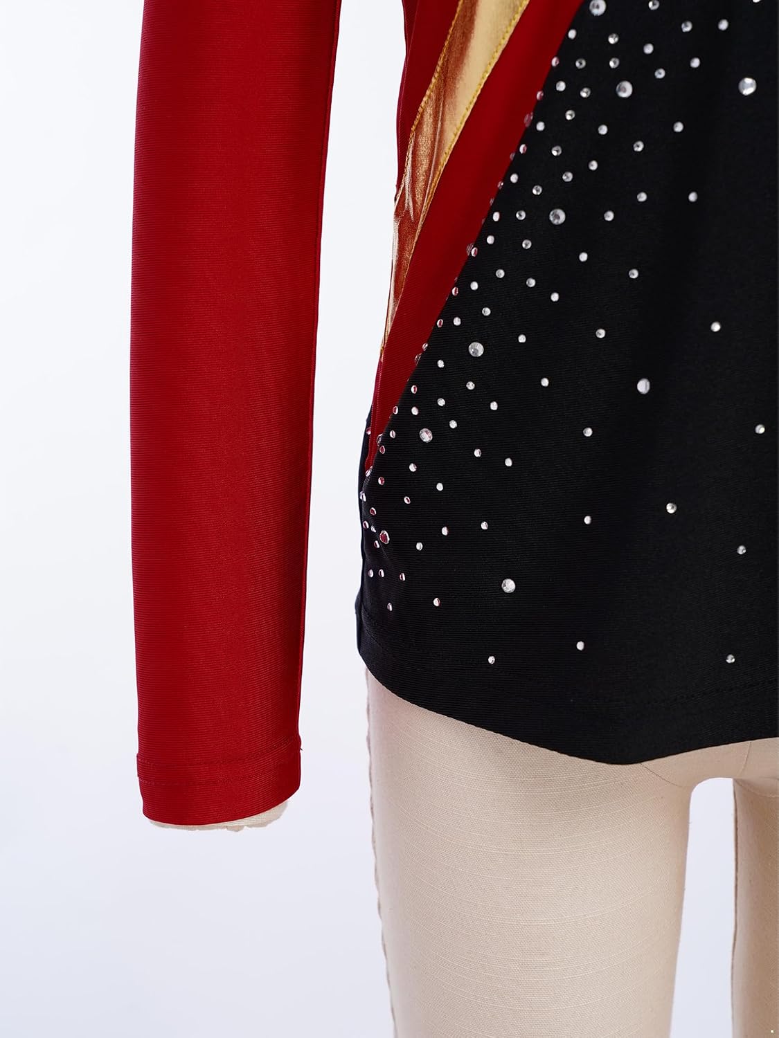 Hularka Kids Boys Ballet Latin Jazz Modern Dance Shirts Figure Ice Skating Performances Tops Competition Dancewear