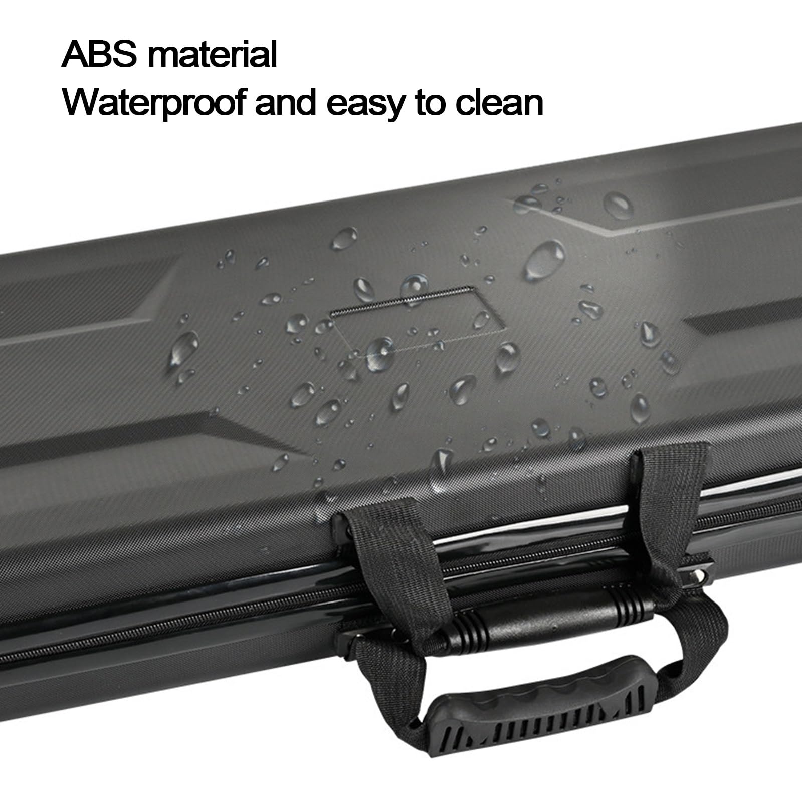 Fundas Rígidas para Rifles Plástico ABS Estuche Táctico Multiusos para Arcoi Recurvo con Asa de Transporte y Bandolera Forrado de Espuma para Viajeros, Aficionados Al Tiro, y Cazadores