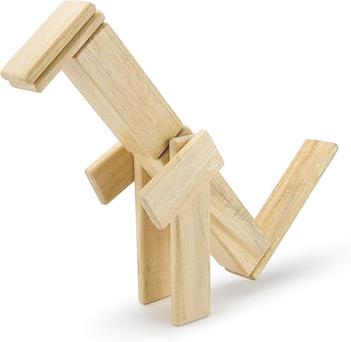 Miniatura 4 de Juego de bloques magnéticos de 14 piezas Tegu, sets de 14 piezas, Natural