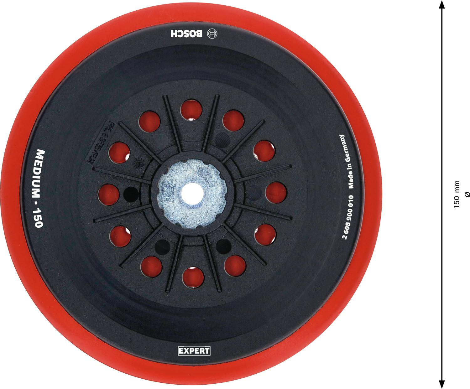Bosch Professional 1x Expert Multihole Backing Pad (for Bosch