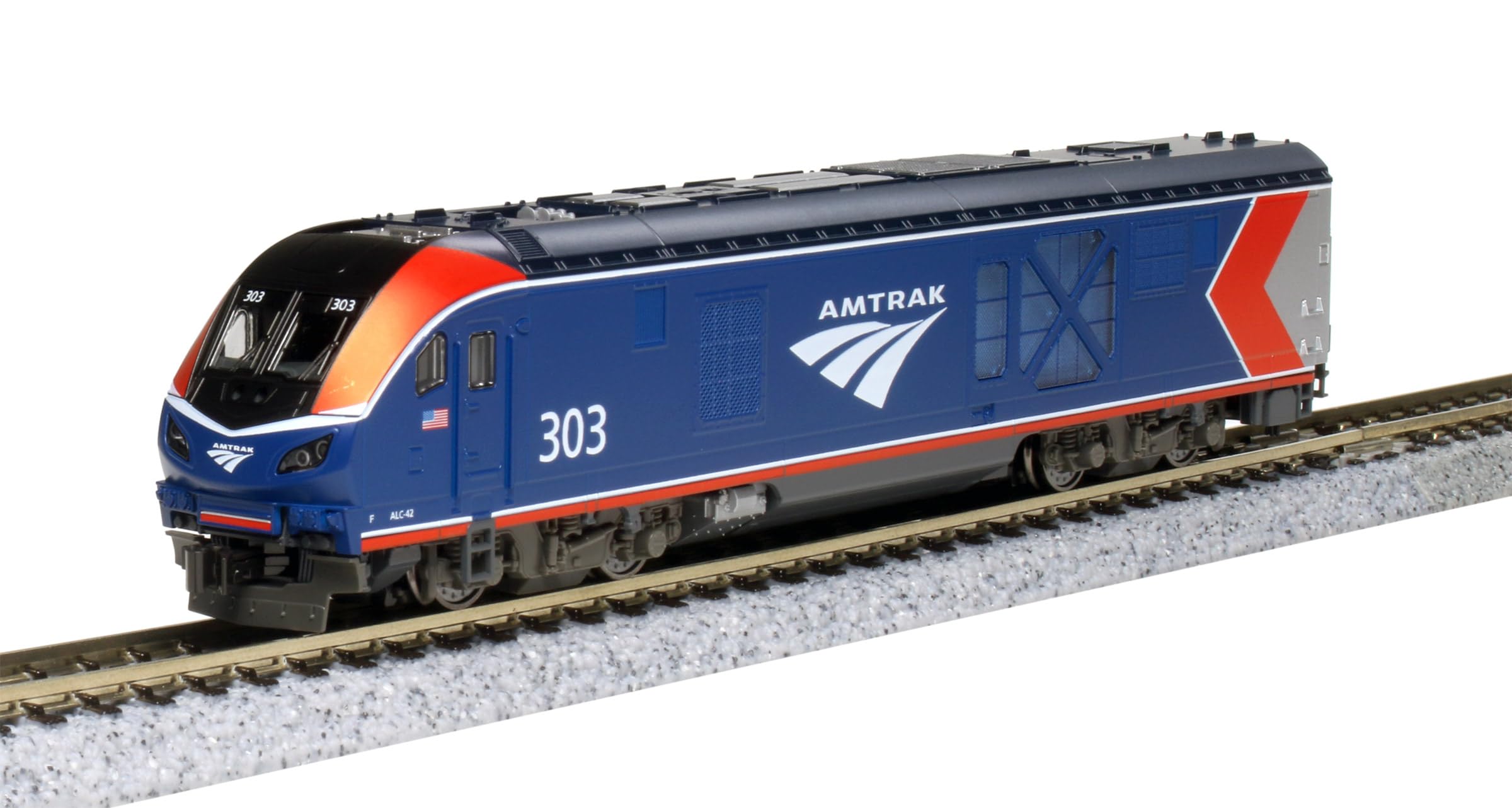 KATO N Scale ALC-42 Charger Amtrak Phase VI #303 DCC Ready Locomotive