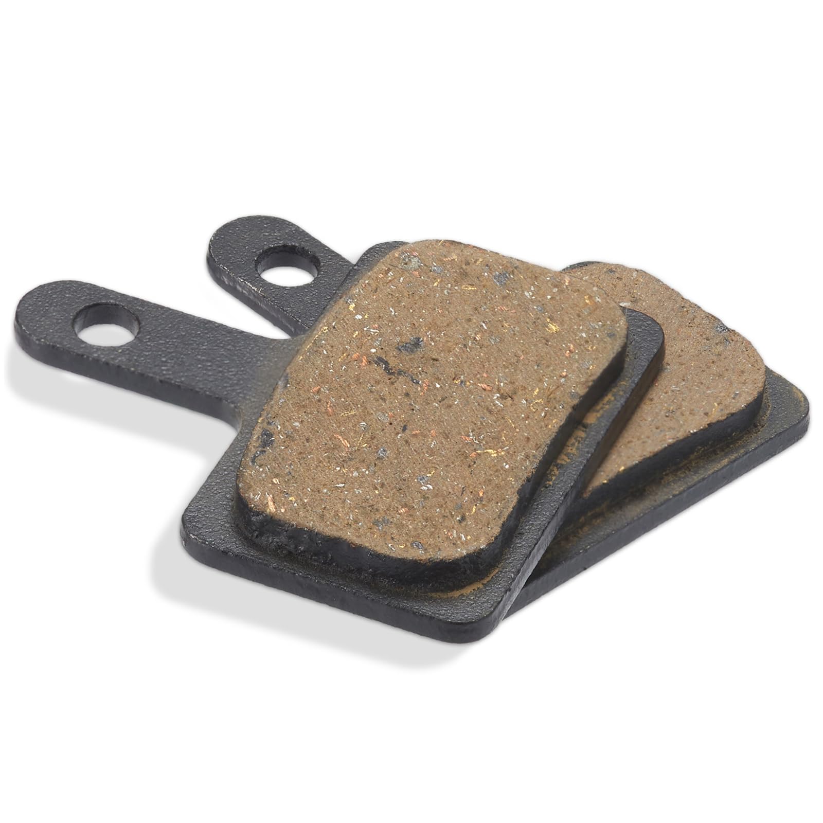 25 pares de pastillas de freno de fibra de resina para mejorar la fuerza de frenado y placa trasera resistente al calor para el mantenimiento del disco de las bicicletas, juego de pastillas