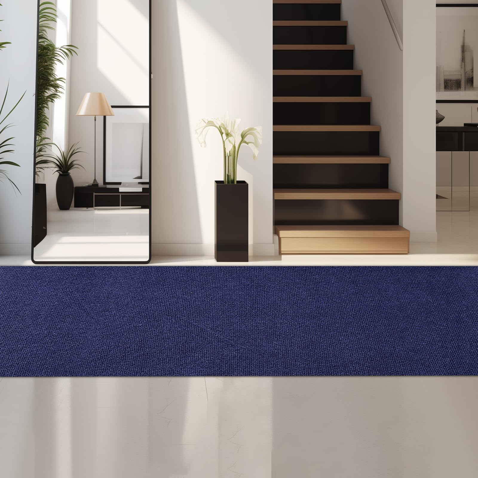Felpudo 3 x 1,2 m, absorbente de agua, antideslizante, TPE, alfombrilla de