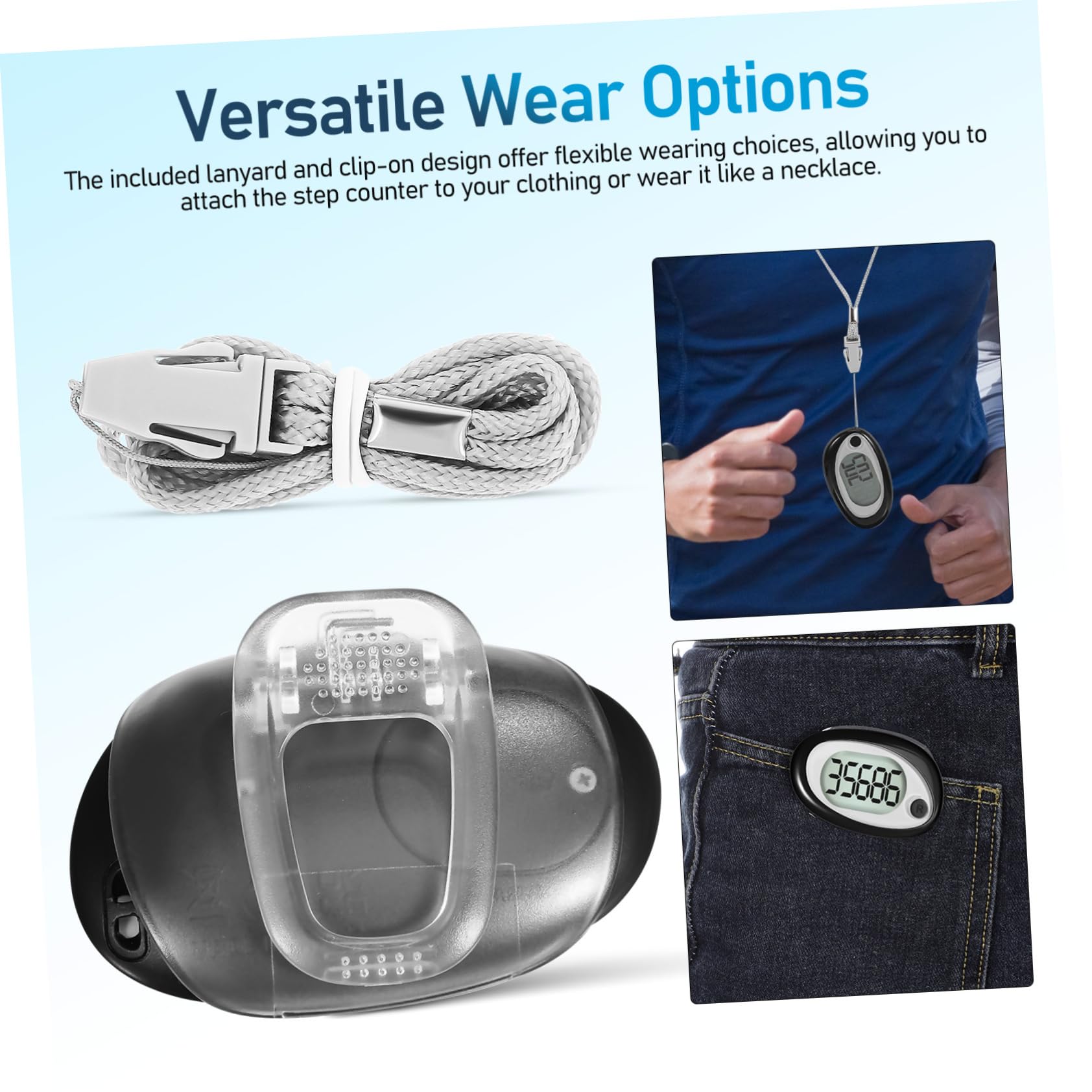 Yardwe Podomètre De Marche Compteur De Pas De Marche Compteur De Pas De Jogging Podomètre Pas À Pas Trackers pour La e De Course Randonnée EUR De e