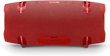 JBL Xtreme 2 Portable Waterproof Wireless Bluetooth Speaker - Red (Renewed)