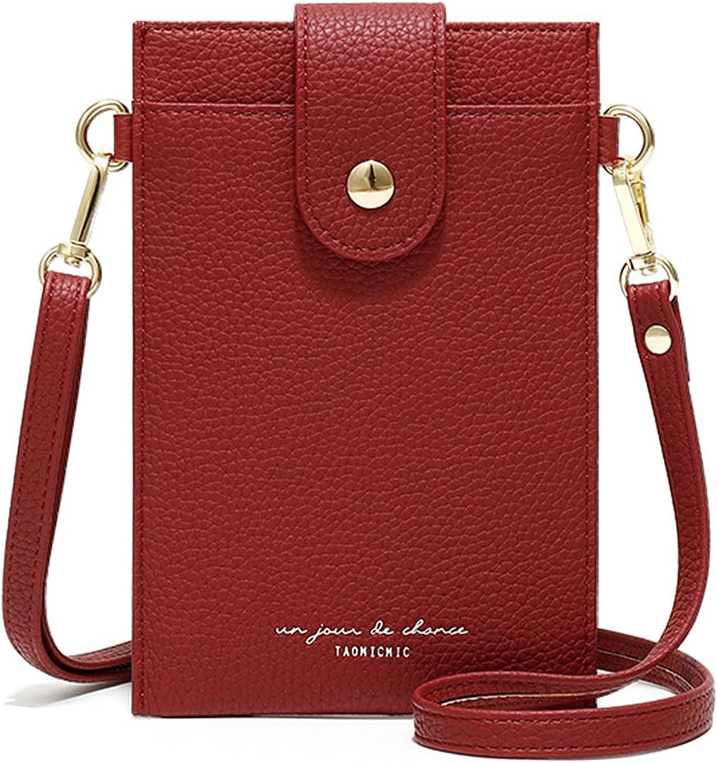 PORRASSO Women Crossbody Bag Phone Bag Purse Waterproof Shoulder Bag with Slots