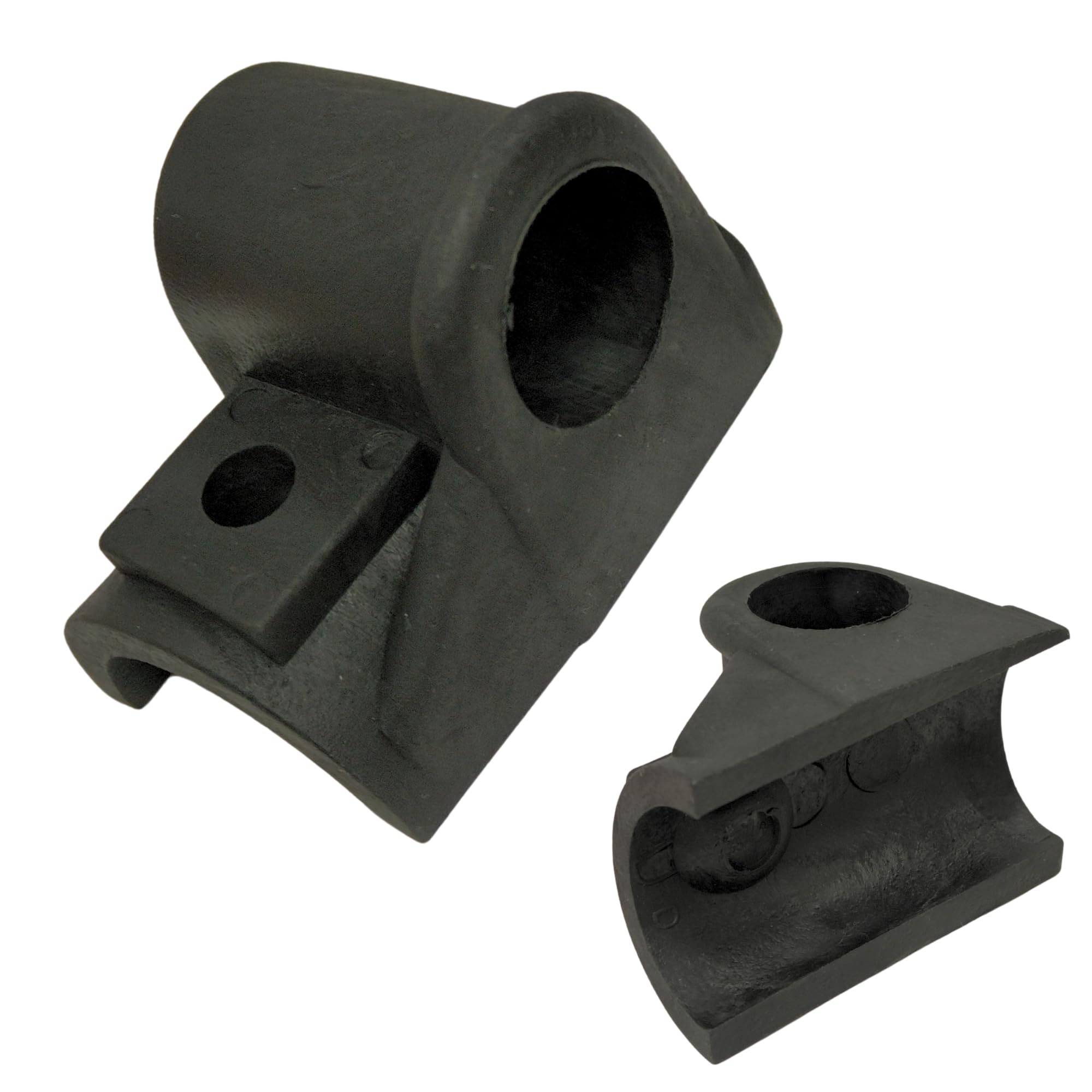 Set of 4 Bearings for Construction Wheelbarrows | for Axle Ø 20 mm | 22 mm Bore | Durable and Resistant Nylon Bearings | Suitable Cofan Metal Forklifts (Ø 20 mm Axle, 4, Unit)