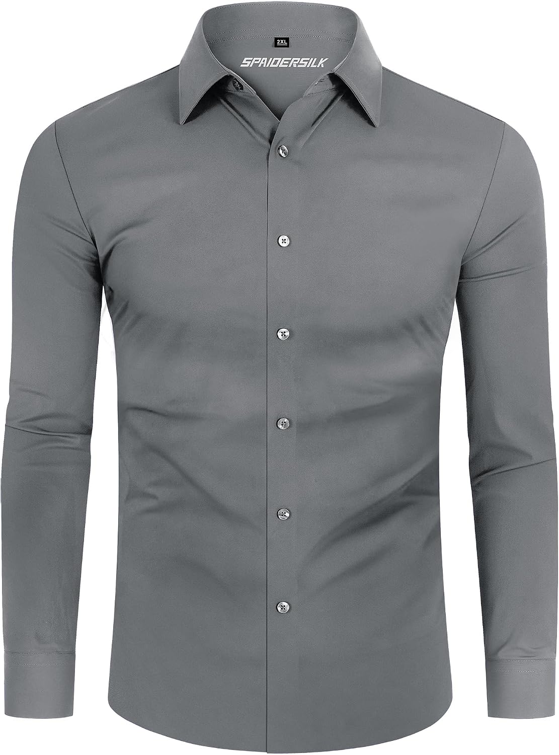 Chemise Homme DEMEANOR Stretch - Coupe Ajustée - Manches Longues - Infroissable - Business/Casual