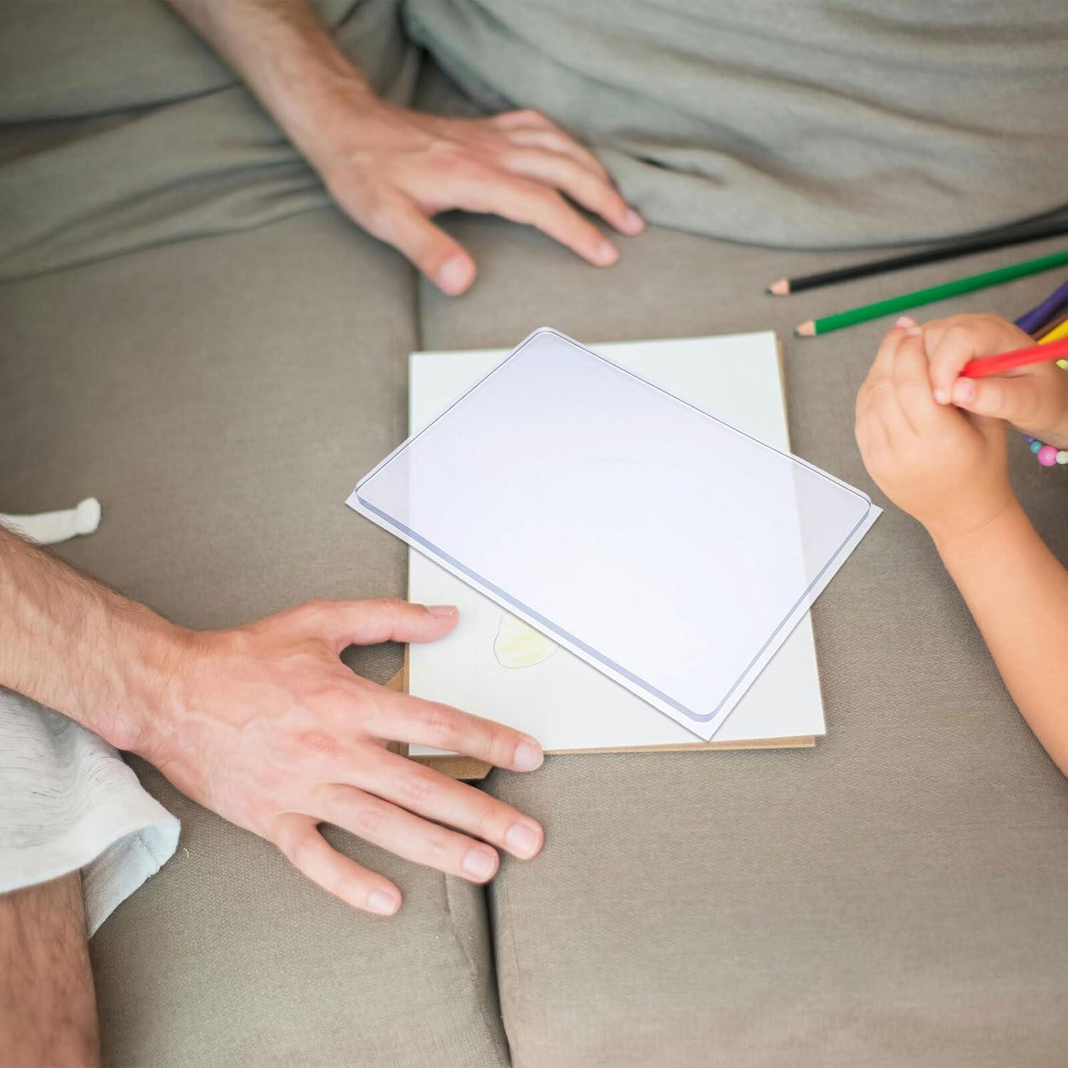 Reusable Gel Printing Plates 3pcs Set (1 A4 + 2 A5) for Art Painting and Printmaking, Non-Toxic Gel Ink Plates for Mixed Media Crafts and Scrapbooking