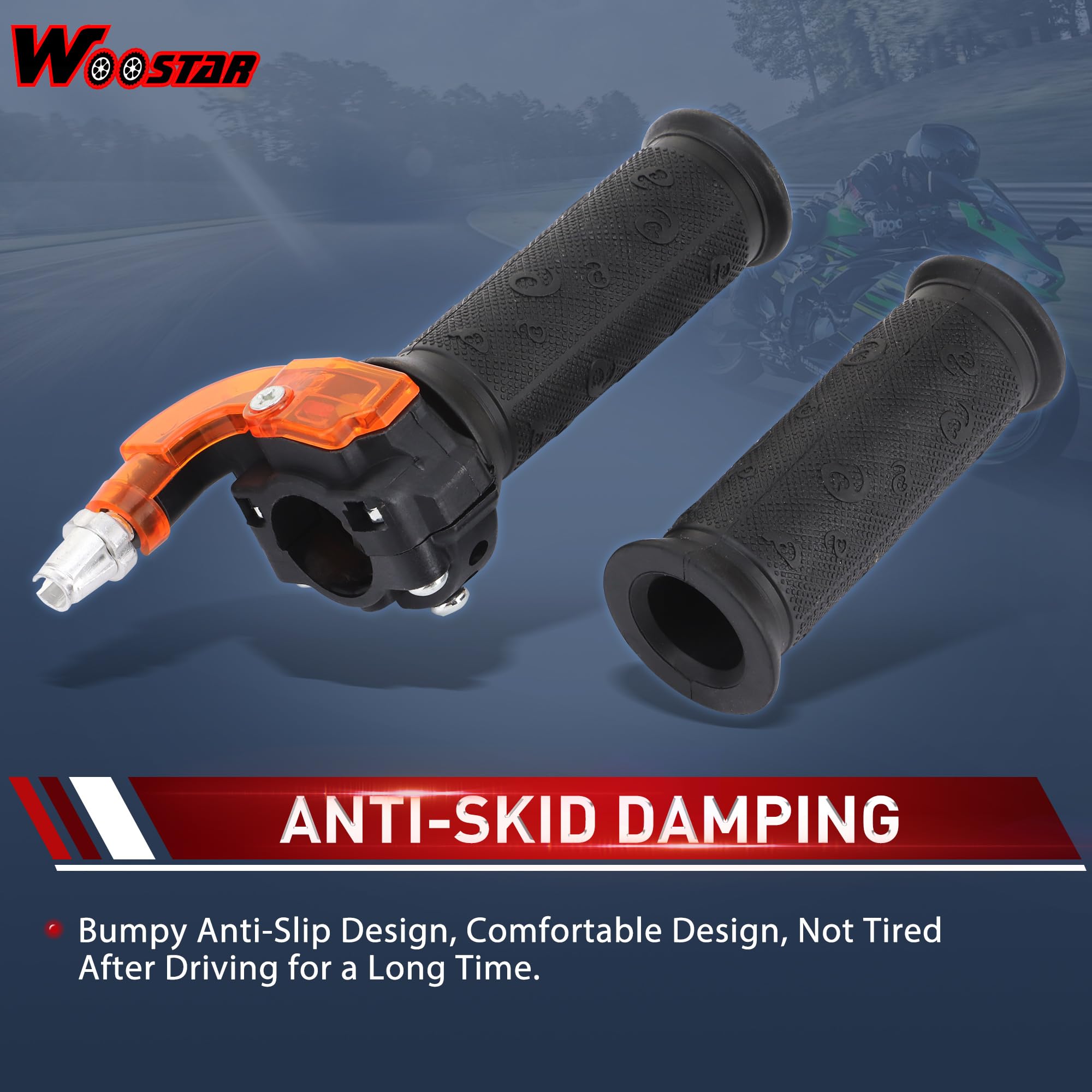 Kit Cilindro 44mm WOOSTAR Per Mini Moto 50cc - Con Carburatore E Filtro Aria, Blu - Foto 9