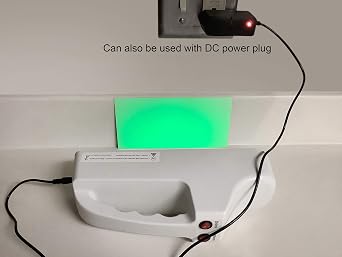 UV Lamp 6W 254nm + 365nm Handheld Portable Shortwave + Longwave UVA UVC Li-ion Battery/DC Powered AI2UV20DC