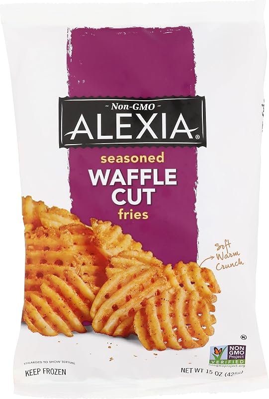 Alexia Foods Seasoned Waffle Cut Fries, 15 OZ